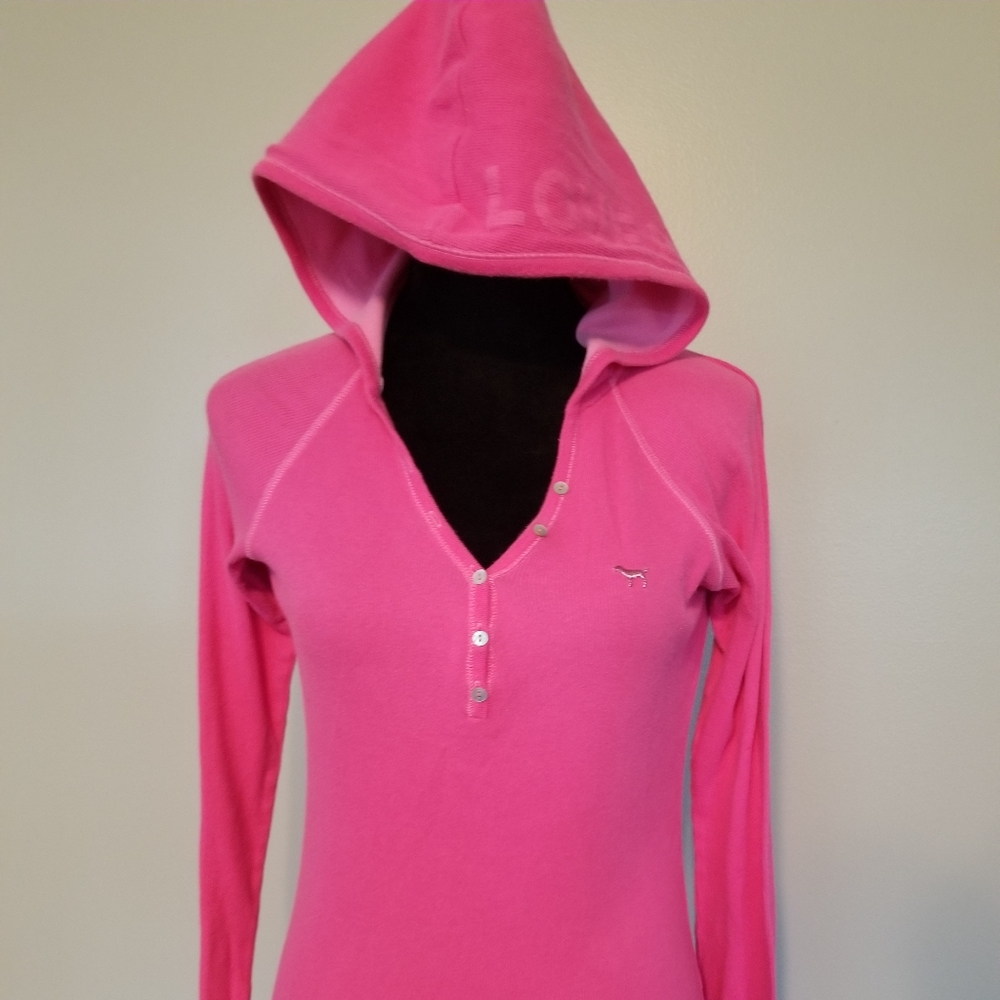 PINK by Victoria's Secret Hooded Ribbed Top